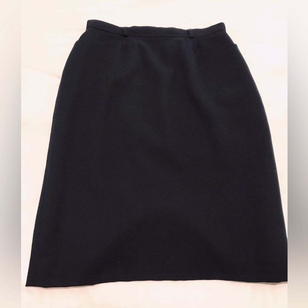 Vintage Ralph Lauren Dark Navy Lined Skirt